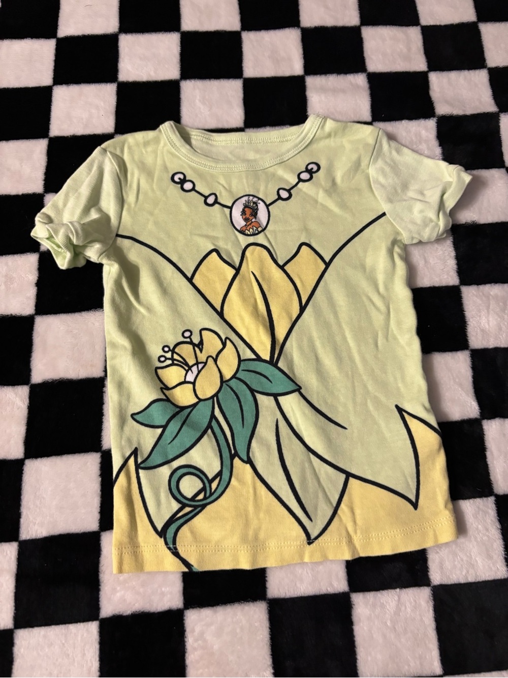 2T Disney princess Tiana princess and the frog pj shirt